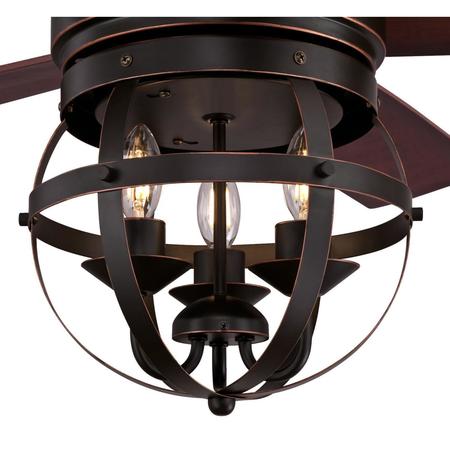 Westinghouse Stella Mira 52-Inch Indoor Ceiling Fan w/LED Light Kit 7217100
